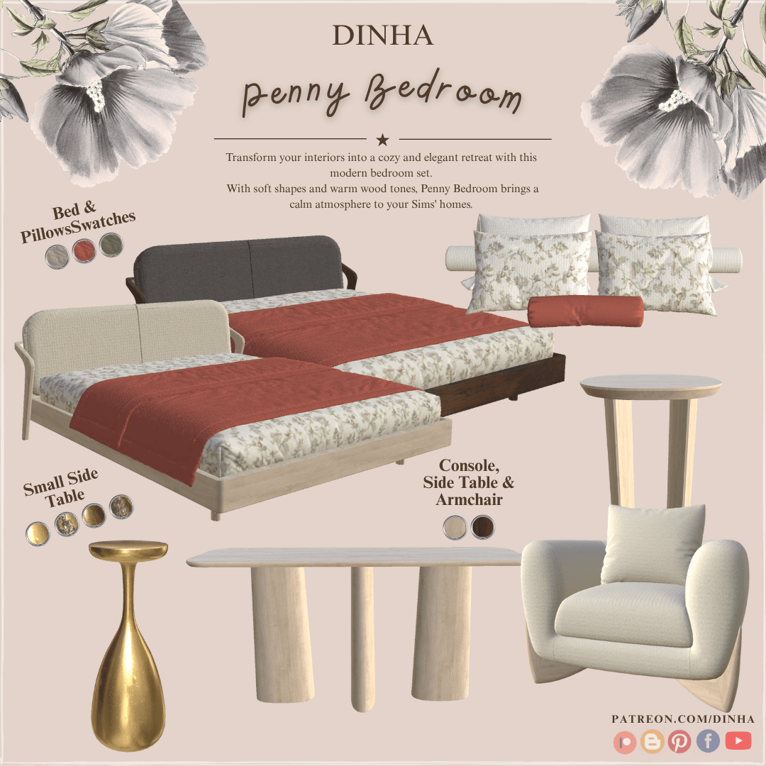 Скриншот мода Набор для спальни Penny Bedroom Collection